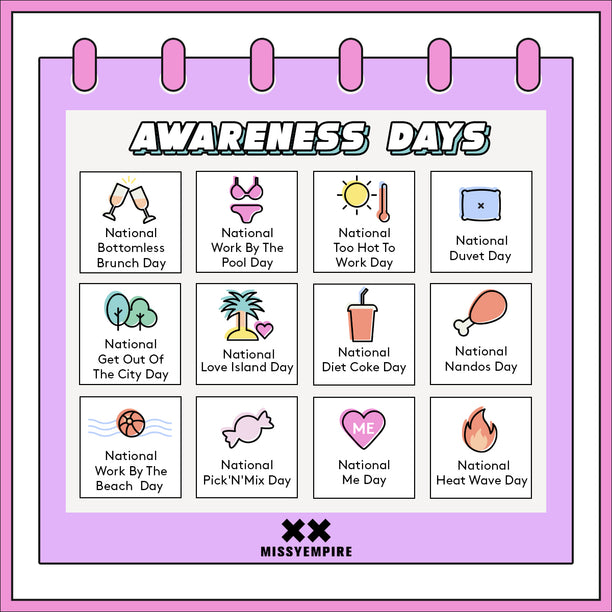 NATIONAL AWARENESS DAYS WE NEED