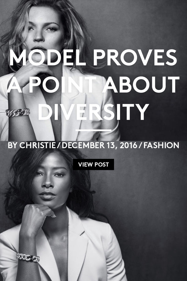 Model recreates famous fashion ads to prove a point about diversity