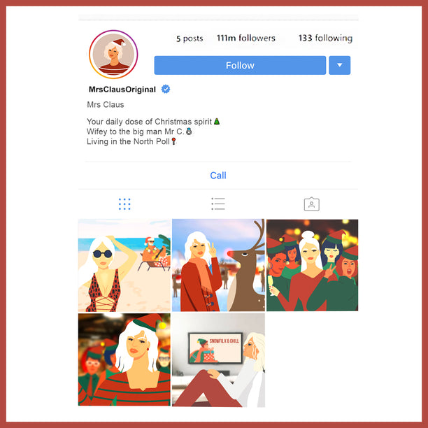 MRS CLAUS IS ON INSTAGRAM