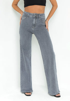 Molly Grey High Rise Straight Leg Jeans Molly Grey High Rise Straight Leg Jeans