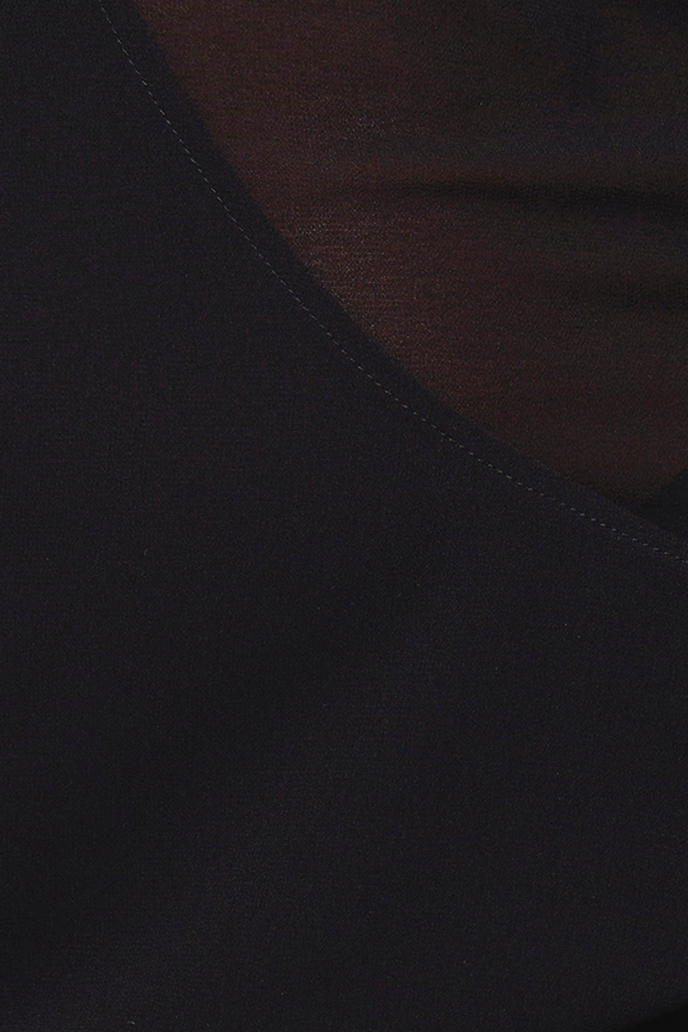 Black Stone Flared Mini Dress