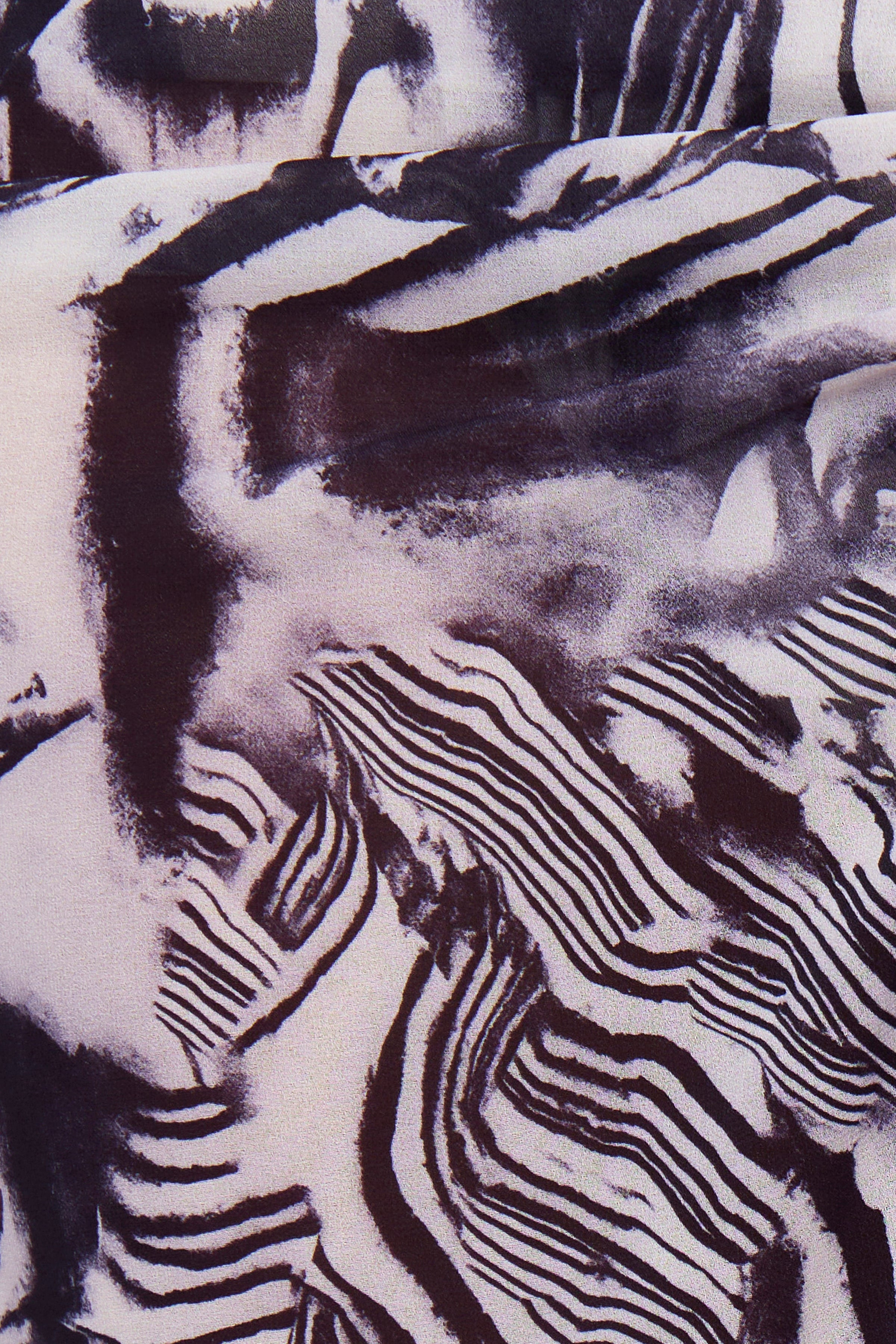 Black Printed Sarong Print