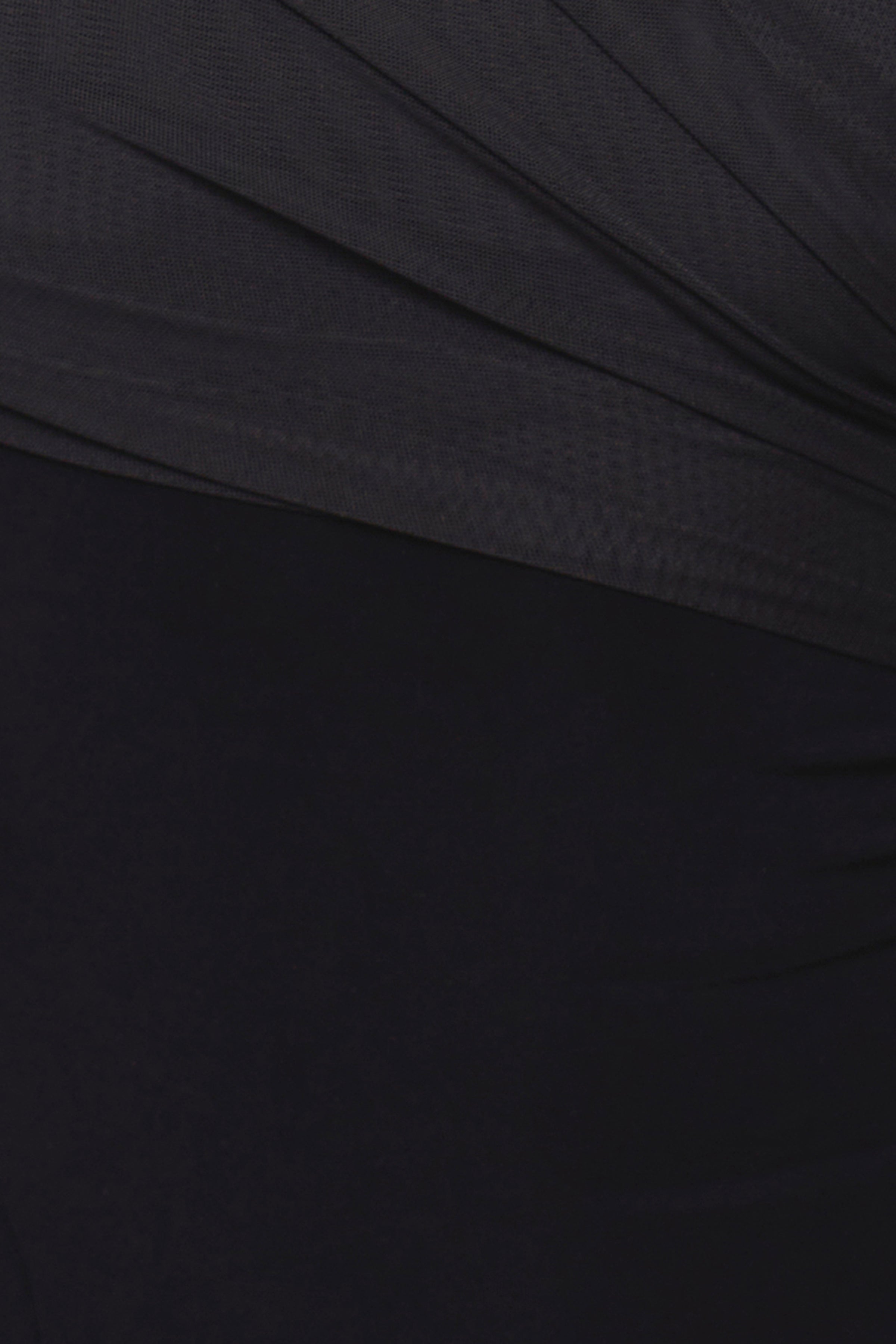 Black One Shoulder Mini Dress