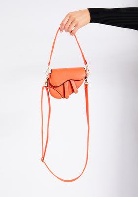 Sadie Orange Mini Saddle Bag Sadie Orange Mini Saddle Bag