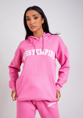 Mia Pink Oversized Printed Hoodie Mia Pink Oversized Printed Hoodie