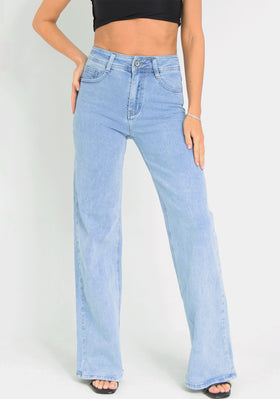 Molly Light Blue High Rise Straight Leg Jeans Molly Light Blue High Rise Straight Leg Jeans