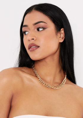Sami Gold Chunky Chain Necklace Sami Gold Chunky Chain Necklace