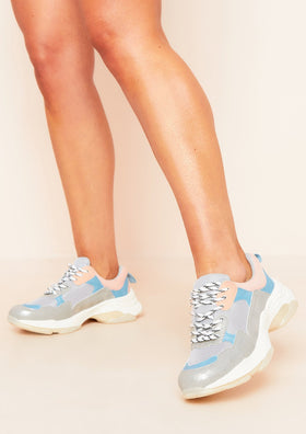 Durru Grey Chunky Trainers Durru Grey Chunky Trainers