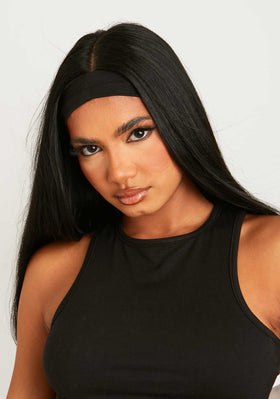 Jessy Black Jersey Headband Jessy Black Jersey Headband