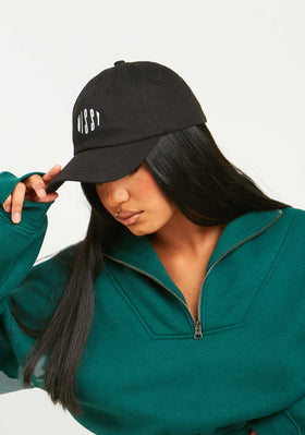 Hilma Black Missy Graphic Baseball Cap Hilma Black Missy Graphic Baseball Cap