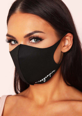 Emma Black Missy Empire Reusable Face Mask Emma Black Missy Empire Reusable Face Mask