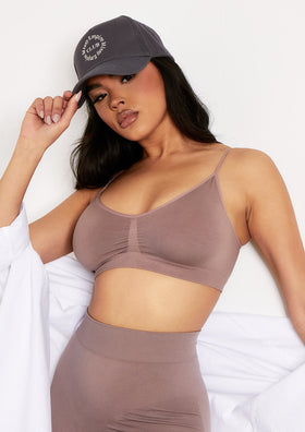 Ciara Mocha Seamless Shapewear Strappy Bralet Ciara Mocha Seamless Shapewear Strappy Bralet