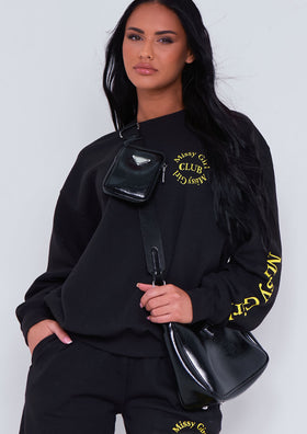 Daisy Black Missy Empire Club Sweatshirt Daisy Black Missy Empire Club Sweatshirt