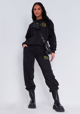 Esther Black Missy Empire Club Joggers Esther Black Missy Empire Club Joggers