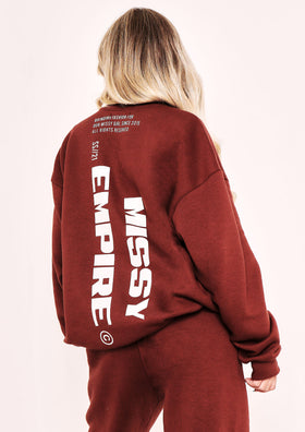 Lauren Chocolate Missy Empire Slogan Sweatshirt Lauren Chocolate Missy Empire Slogan Sweatshirt