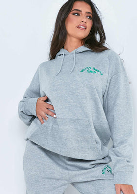 Misha Grey Missy Sports Club Oversized Hoodie Misha Grey Missy Sports Club Oversized Hoodie