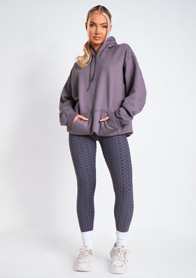 Ayvia Grey Premium Waffle Active Ruched Bum Leggings Ayvia Grey Premium Waffle Active Ruched Bum Leggings