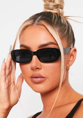 Jaime Black Retro Sunglasses Jaime Black Retro Sunglasses