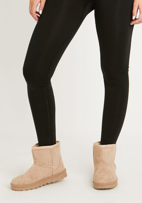 Corinne Beige Low Suede Boots Corinne Beige Low Suede Boots