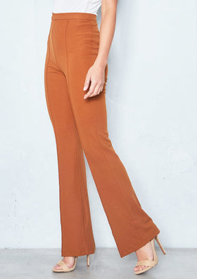 Nikita Rust High Waist Straight Leg Trousers Nikita Rust High Waist Straight Leg Trousers