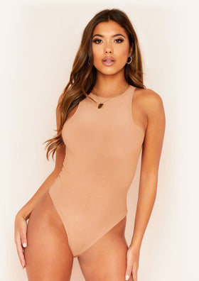 Naya Camel Soft Racer Bodysuit