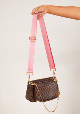 Sadie Pink Bag Strap