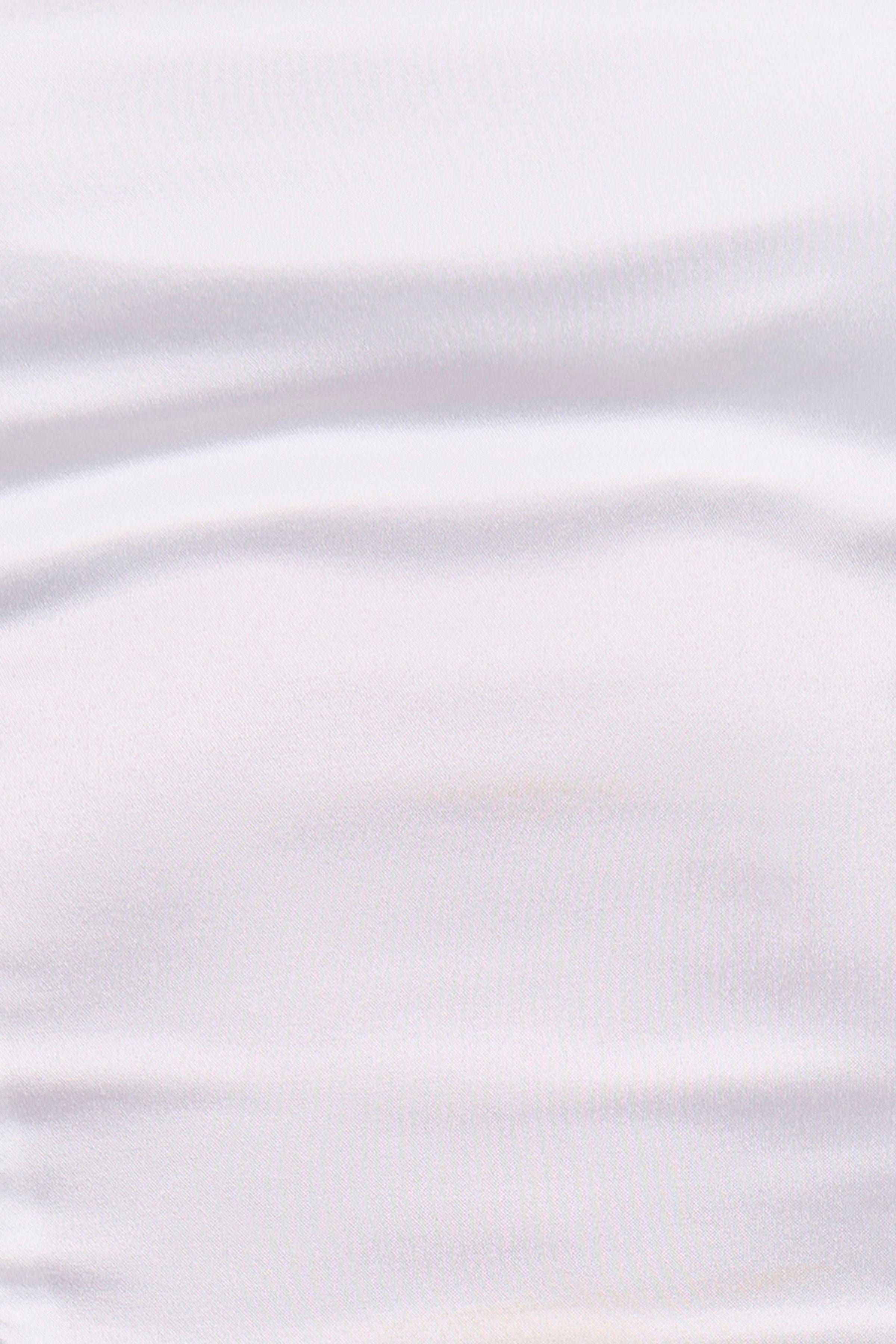 White Straight Trouser