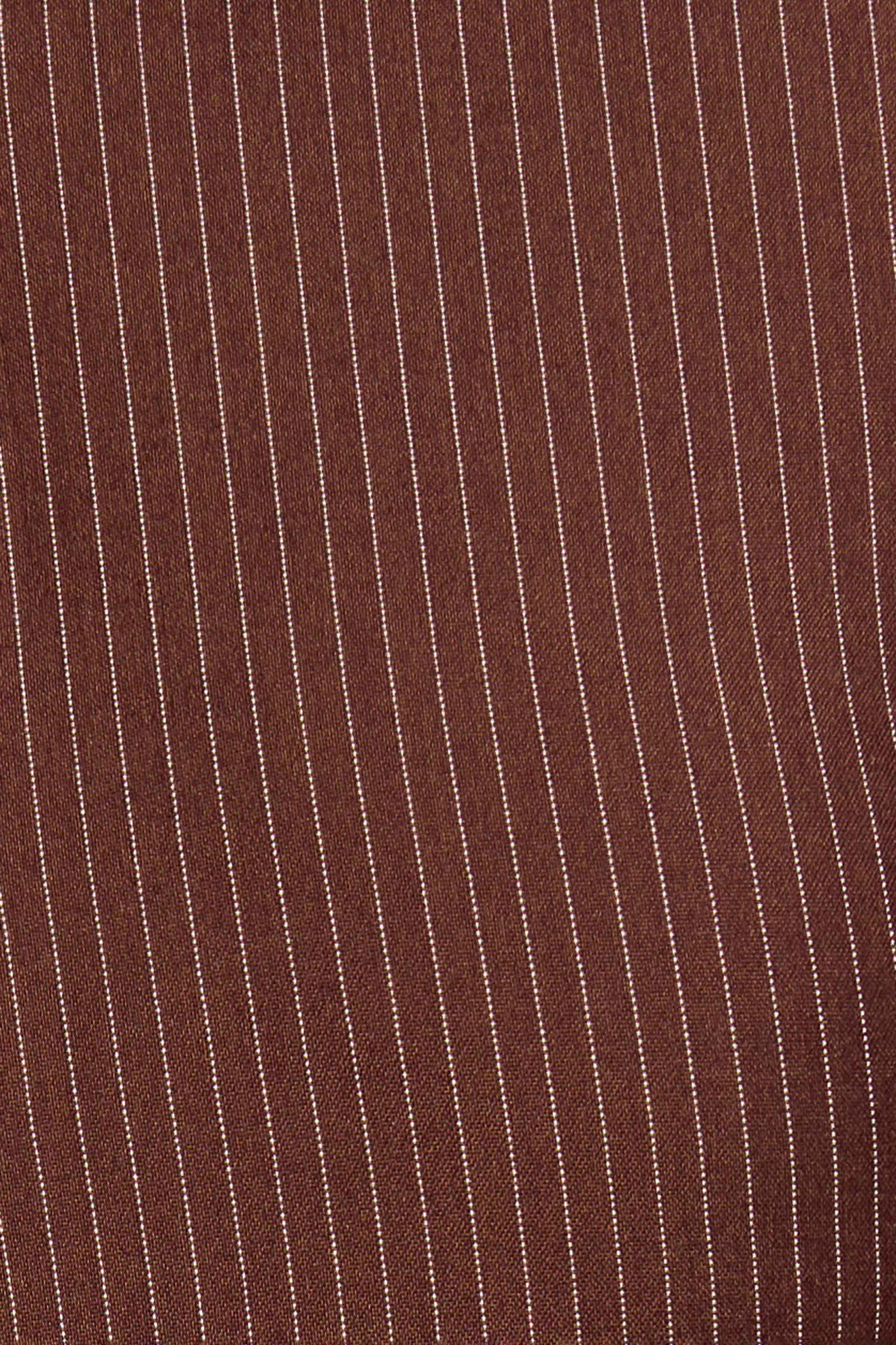 Chocolate Pinstripe Short