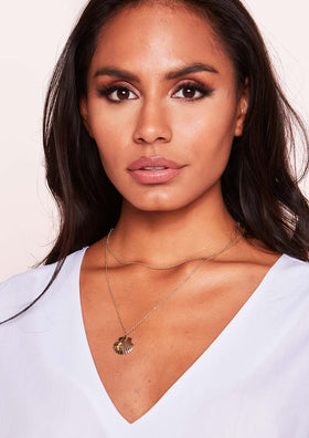 Melina Gold Shell Necklace
