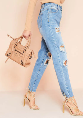 Lola Nude Faux Leather Bag