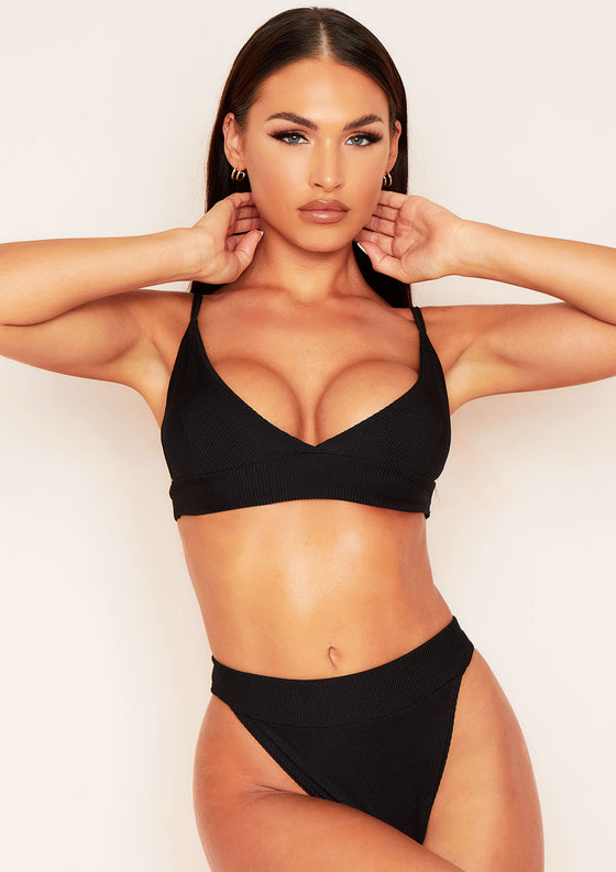 Nyla Black Triangle Bralet