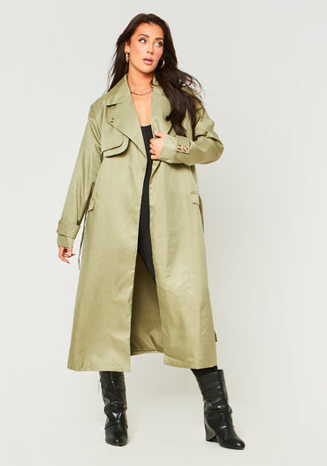 トレンチコート MAURIZIO MIRI Women Trench Coats COCOONS1FP00247002GRIGIO Gr LOOSE TRENCH コート（トレンチコート）｜MOUSSY（マウジー）の