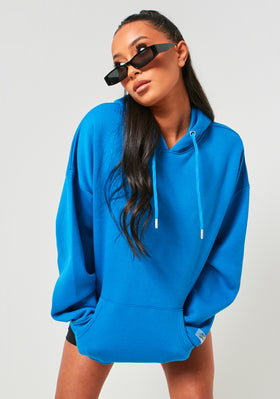 Charlotte Blue Missy Sport Oversized Hoodie