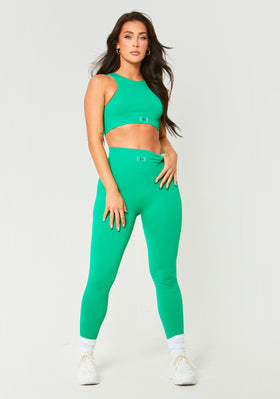 Marlie Green Premium Missy Sport Seamless Leggings