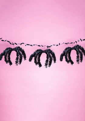Black Spider Halloween Hanging Decoration
