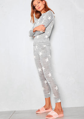 Elodie Grey Star Print Tracksuit