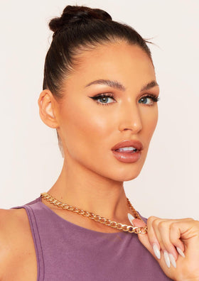Emily Gold Chunky Chain Necklace