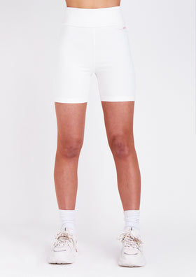 Kacey Cream Missy Sport Ruched Bum Gym Shorts