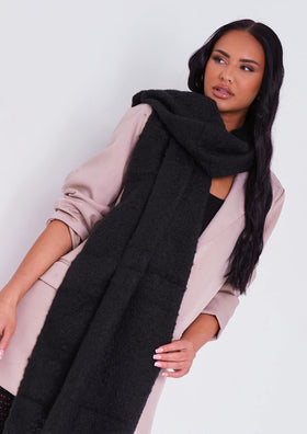 Nora Black Soft Touch Scarf