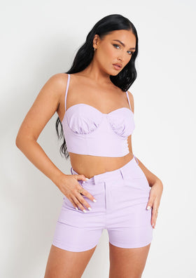 Carmen Lilac Tailored Bralet