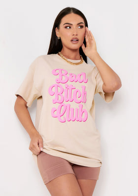 Karla Sand Bad Bitch Club Oversized T-Shirt