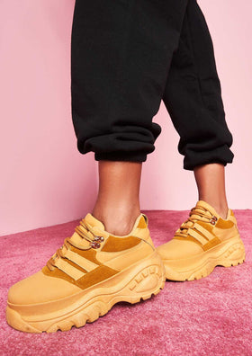 Emma Camel Extreme Platform Trainers