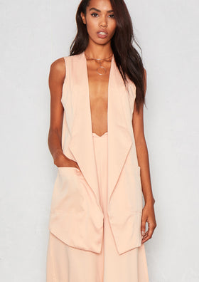 Victoria Peach Tailored Waistcoat