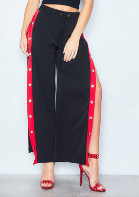 Chelsea Black Popper Stripe Trousers